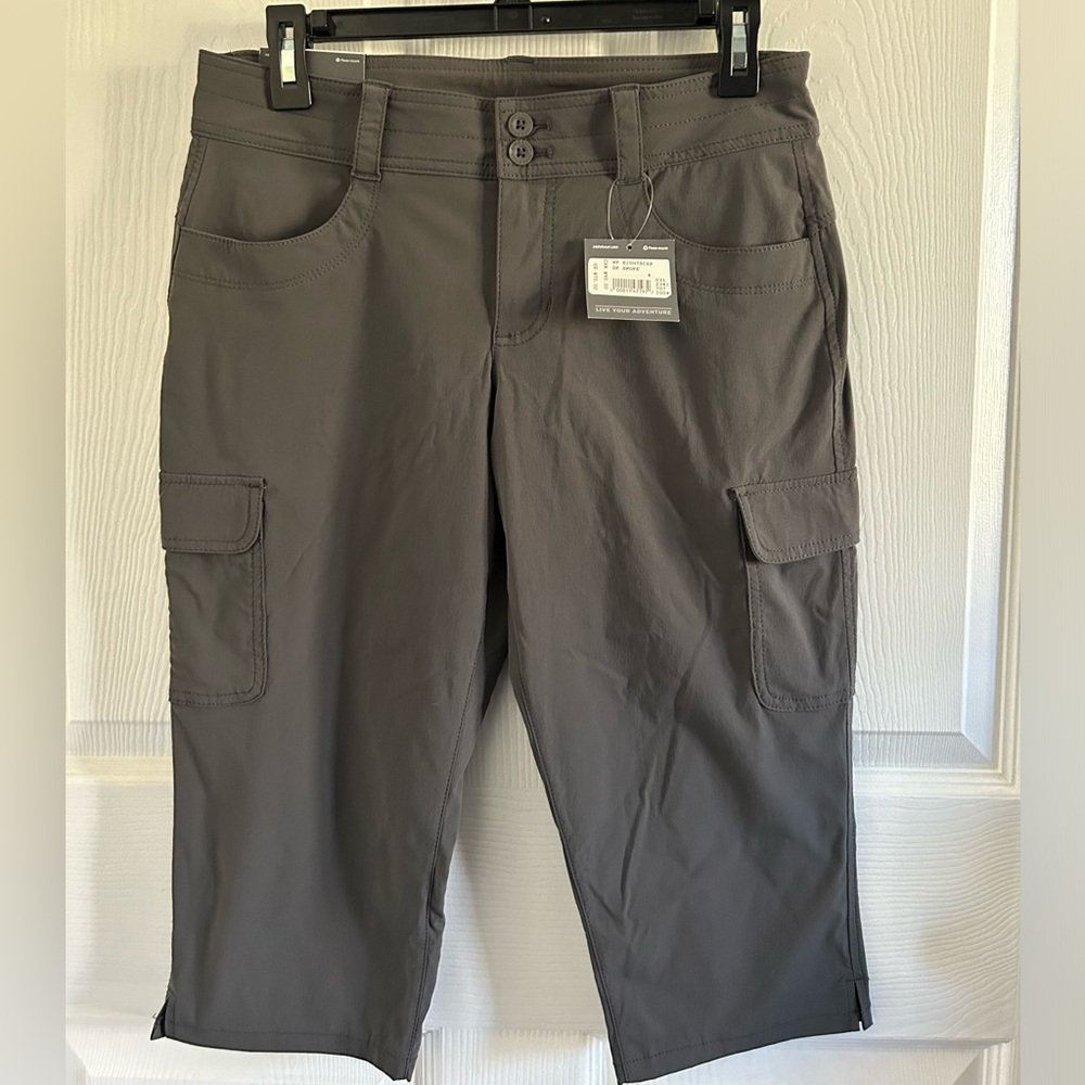 NWT Eddie Bauer Women’s Sightscape Horizon Cargo Capris (Sz 4P)